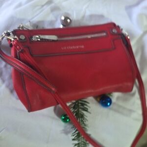 Liz Claiborne Red Crossbody Bag